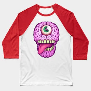 Cyclops Brain Baseball T-Shirt